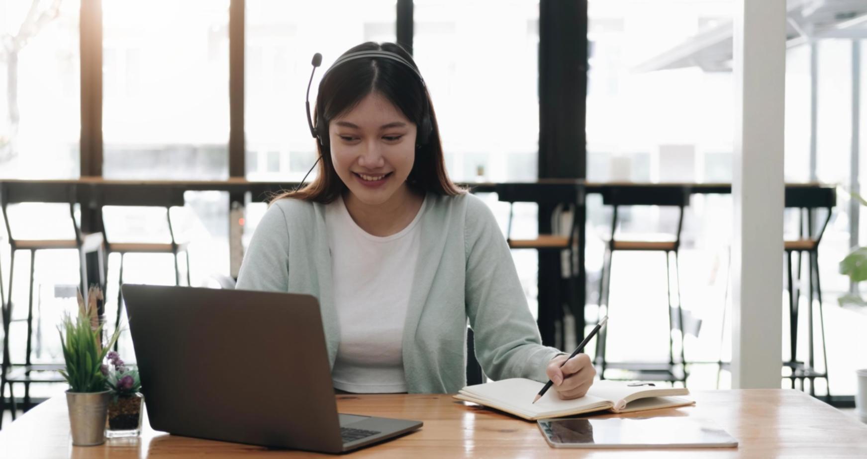 Training session with financial professionals practicing communication